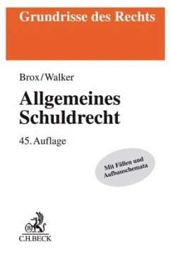 Allgemeines Schuldrecht - Brox, Hans;Walker, Wolf-Dietrich