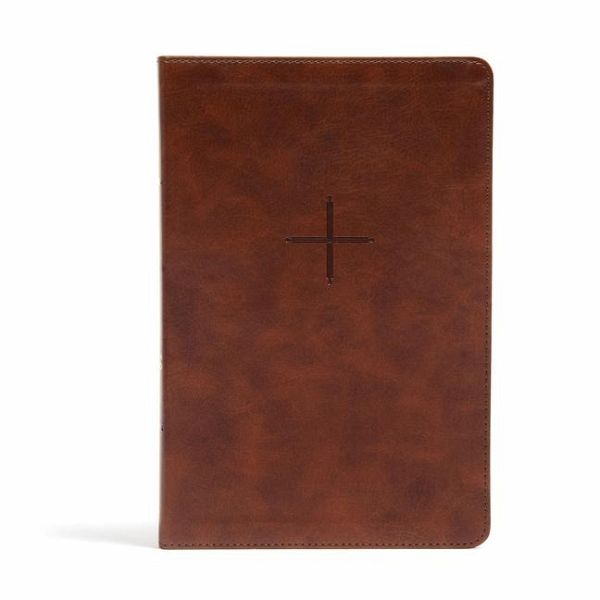 CSB Every Day with Jesus Daily Bible, Brown Leathertouch