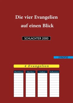 Die vier Evangelien auf einen Blick (eBook, PDF)