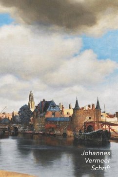 Johannes Vermeer Schrift: Gezicht op Delft Artistiek Dagboek voor Aantekeningen Stijlvol Notitieboek Ideaal Voor School, Studie, Recepten of Wac - Landro, Studio