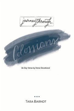 Journey Through Colossians: 36-Day Verse-By-Verse Devotional - Barndt, Tara