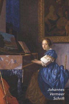 Johannes Vermeer Schrift: Zittende Virginaalspeelster Ideaal Voor School, Studie, Recepten of Wachtwoorden Stijlvol Notitieboek voor Aantekening - Landro, Studio