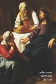 Johannes Vermeer Schrift: Christus in het huis van Martha en Maria Artistiek Dagboek Ideaal Voor School, Studie, Recepten of Wachtwoorden Stijlv