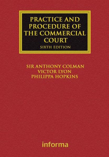 The Practice and Procedure of the Commercial Court (eBook, PDF) The Practice and Procedure of the Commercial Court (eBook, PDF)