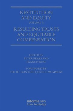 Cover Restitution and Equity Volume 1: Resulting Trusts and Equitable Compensation (eBook, ePUB)