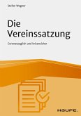 Die Vereinssatzung (eBook, PDF)