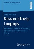 Behavior in Foreign Languages (eBook, PDF)