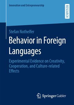 Behavior in Foreign Languages (eBook, PDF) - Nothelfer, Stefan