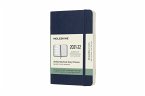 Moleskine 18 Monate Wochen Notizkalender 2021/2022 Pocket/A6, Saphir