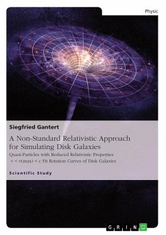 A Non-Standard Relativistic Approach for Simulating Disk Galaxies