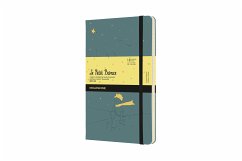 Cover Moleskine 12 Monate Wochen Notizkalender 2021/2022 - Der kleine Prinz, Large/A5, Seetang Grün
