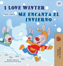 I Love Winter (English Spanish Bilingual Book for Kids)