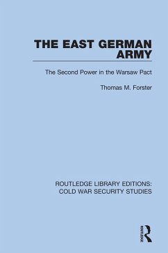 Cover The East German Army (eBook, PDF)