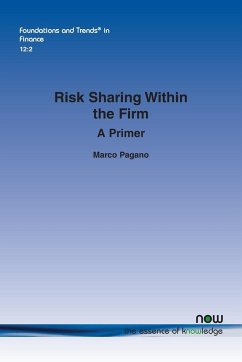 Risk Sharing within the Firm - Pagano, Marco