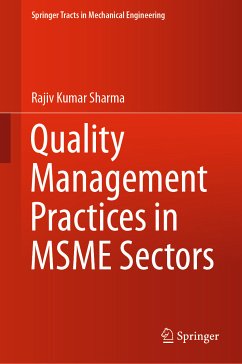 Quality Management Practices in MSME Sectors (eBook, PDF) - Sharma, Rajiv Kumar