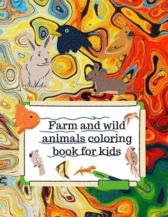 Farm and wild animals coloring book for kids - Dozaz, Cristie