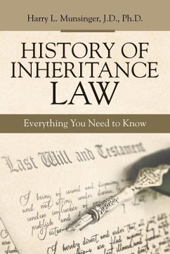 History of Inheritance Law - Munsinger J. D. Ph. D., Harry L.