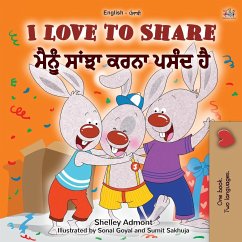 I Love to Share (English Punjabi Bilingual Children's Book - Gurmukhi)