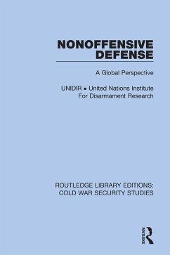 Nonoffensive Defense (eBook, ePUB) - Unidir United Nations Institute For Disarmament Research