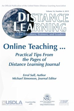Distance Learning - Volume 16 Issue 4 2019