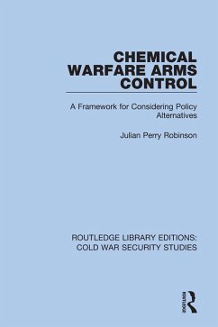 Chemical Warfare Arms Control (eBook, ePUB) - Robinson, Julian Perry