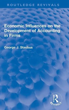 Economic Influences on the Development of Accounting in Firms Cover Economic Influences on the Development of Accounting in Firms