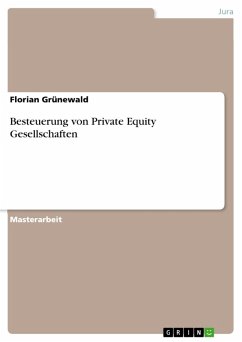 Besteuerung von Private Equity Gesellschaften (eBook, PDF)