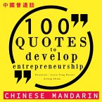 100 quotes to develop entrepreneurship in chinese mandarin (MP3-Download)