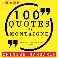 Cover 100 quotes by Montaigne in chinese mandarin (MP3-Download)