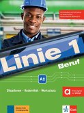 Linie 1 Beruf A2. Kurs- und Übungsbuch mit Audios