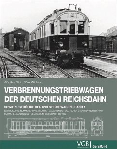 Verbrennungstriebwagen der Deutschen Reichsbahn - Winkler, Dirk;Dietz, Günther
