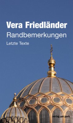 Randbemerkungen - Friedländer, Vera