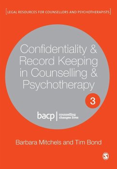 Confidentiality & Record Keeping in Counselling & Psychotherapy - Mitchels, Barbara;Bond, Tim