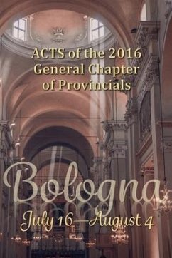 Cover Acts of the 2016 General Chapter of Provincials