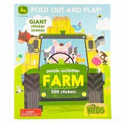 John Deere Kids Farm: 500 Stickers and Puzzle Activities - Redwing, Jack