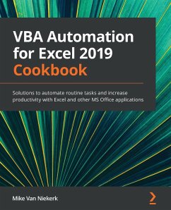 VBA Automation for Excel 2019 Cookbook - Niekerk, Mike Van