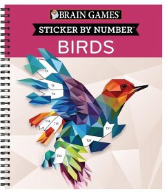 Brain Games - Sticker by Number: Birds (28 Images to Sticker) - Publications International Ltd; Brain Games; New Seasons