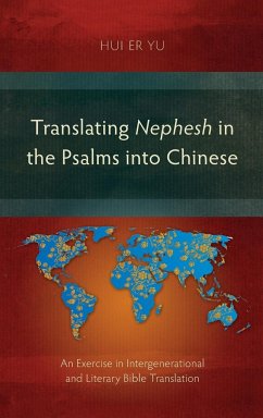 Translating Nephesh in the Psalms into Chinese - Yu, Hui Er