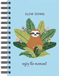 Cover Sloth Journal - Slow Down: Enjoy the Moment (Journal / Notebook / Diary)