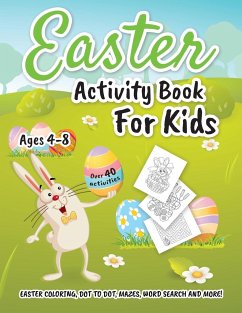 Easter Activity Book for Kids ages 4-8 - Brooks, Oliver