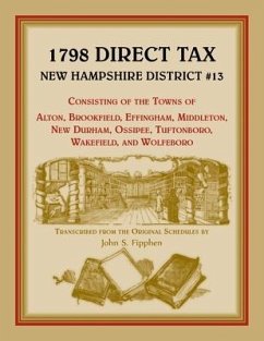 1798 Direct Tax New Hampshire District #13, Consisting of the Towns of Alton, Brookfield, Effingham, Middleton, New Durham, Ossipee, Tuftonboro, Wakef - Fipphen, John