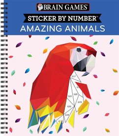 Brain Games - Sticker by Number: Amazing Animals - Publications International Ltd; New Seasons; Brain Games