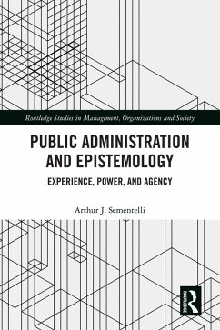 Cover Public Administration and Epistemology (eBook, PDF)