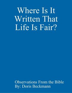 Where Is It Written That Life Is Fair? (eBook, ePUB) - Beckmann, Doris