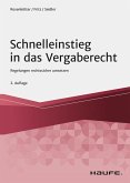 Schnelleinstieg in das Vergaberecht (eBook, PDF)