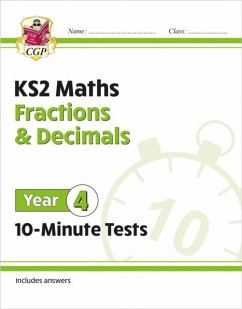 Cover KS2 Year 4 Maths 10-Minute Tests: Fractions & Decimals