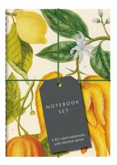 Botanical Art Notebook Set - Lemon, Chillis and Apples - Bodleian, Library