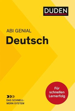 Abi genial Deutsch: Das Schnell-Merk-System - Bornemann, Monika;Bornemann, Michael;Schlitt, Christine