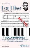 For Elise - All instruments and Piano (easy/intermediate) key Am (fixed-layout eBook, ePUB)