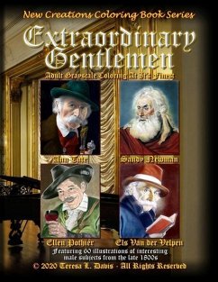 New Creations Coloring Book Series: Extraordinary Gentlemen - Davis, Teresa